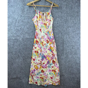 Seven‎ Wonders Dress Extra Small Colorful Hawaiian Vacation Summery Festival